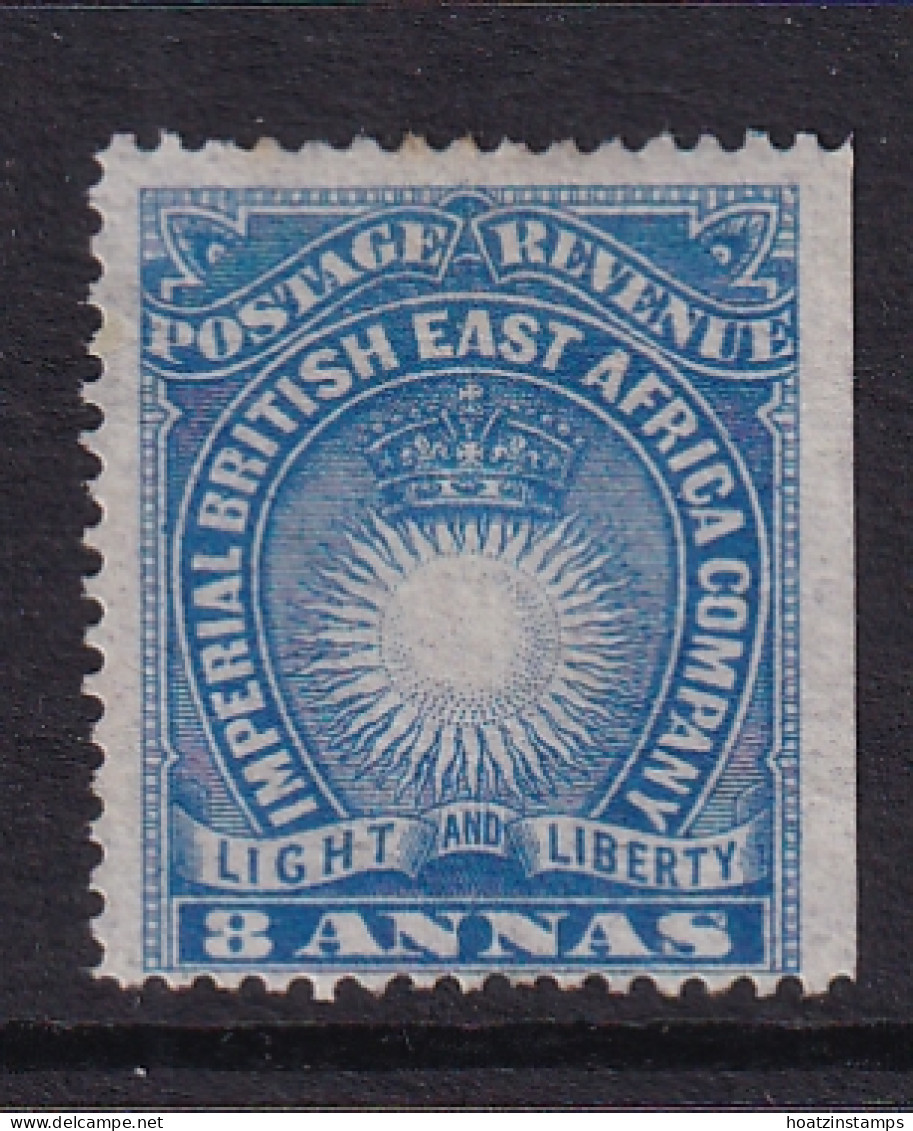 British East Africa: 1890/95   Light & Liberty   SG12    8a   Blue    MH - British East Africa