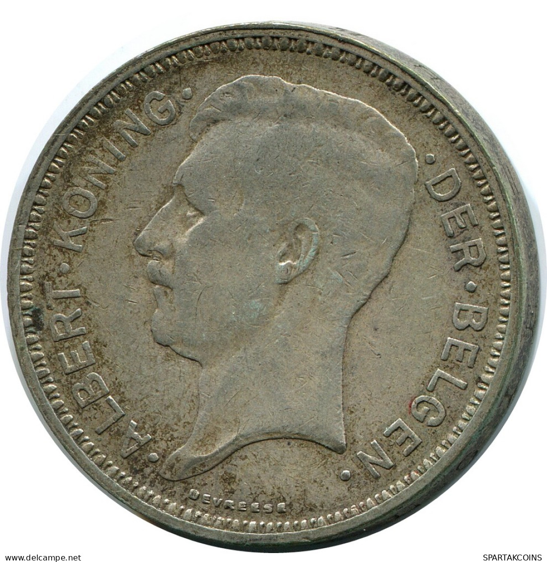 20 FRANCS 1934 BÉLGICA BELGIUM Moneda PLATA #AR938.1.E - 20 Frank