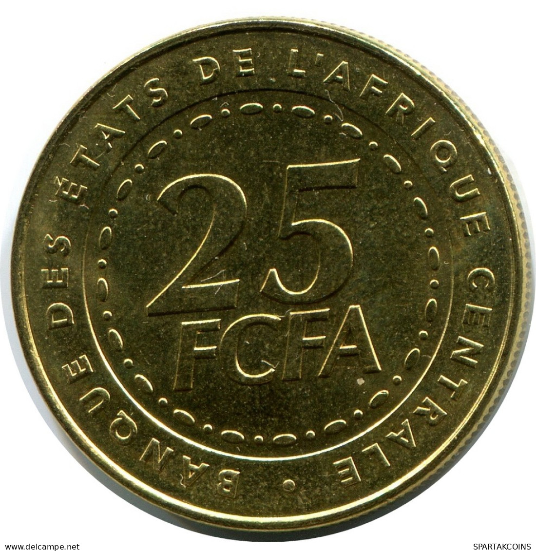 25 FRANCS CFA 2006 ESTADOS DE ÁFRICA CENTRAL (BEAC) Moneda #AP864.E - Central African Republic