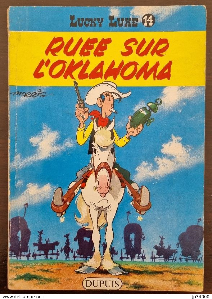 Lucky Luke N°14:  Ruée Sur L'oklahoma. Edition Originale 1960. Bel état - Lucky Luke