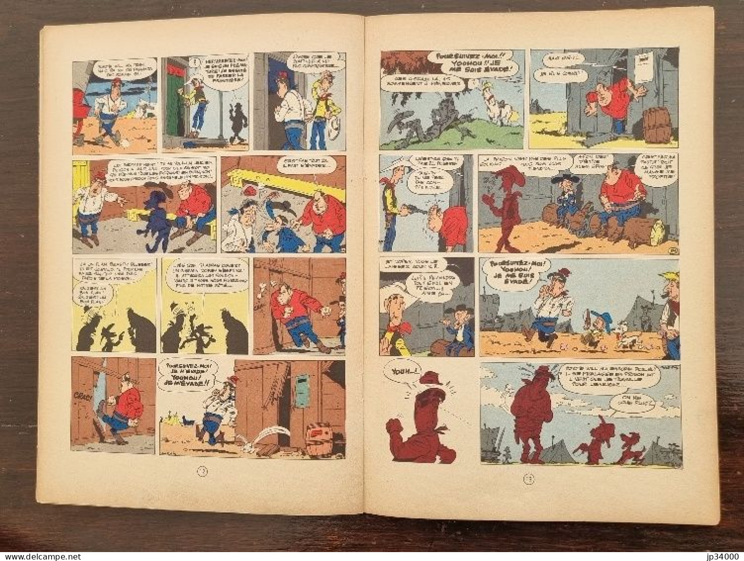 Lucky Luke N°14:  Ruée Sur L'oklahoma. Edition Originale 1960. Bel état - Lucky Luke