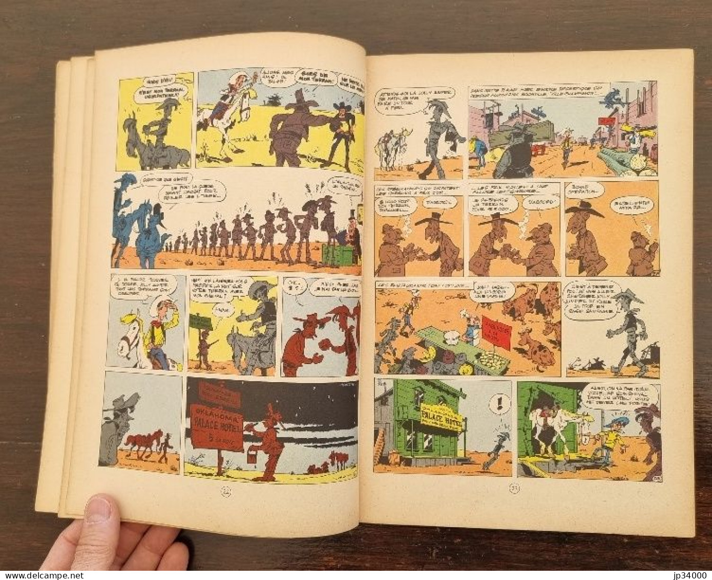 Lucky Luke N°14:  Ruée sur l'oklahoma. Edition originale 1960. Bel état