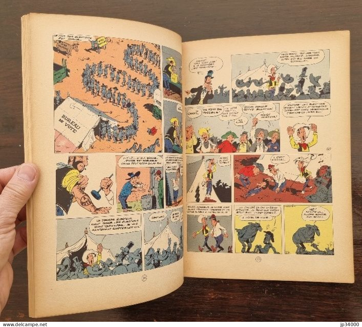 Lucky Luke N°14:  Ruée sur l'oklahoma. Edition originale 1960. Bel état