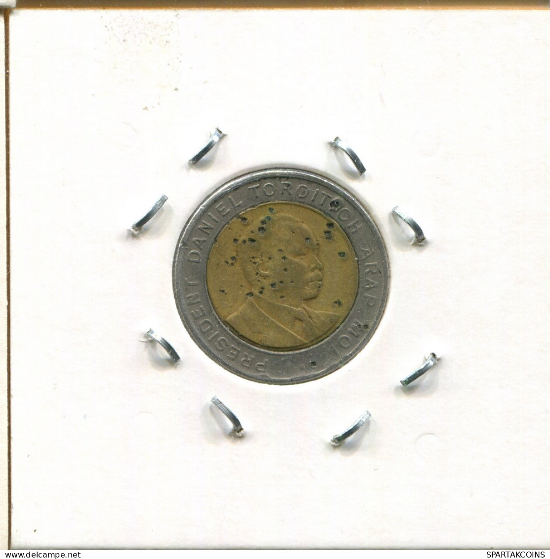 5 SHILLINGS 1997 KENYA BIMETALLIC Coin #AS337.U - Kenya