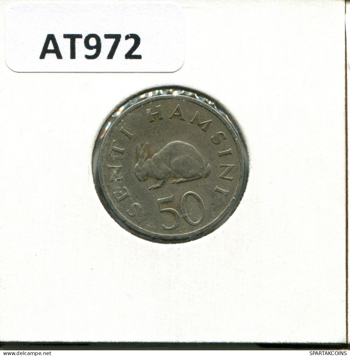 50 SENTI 1970 TANZANIA Coin #AT972.U - Tansania