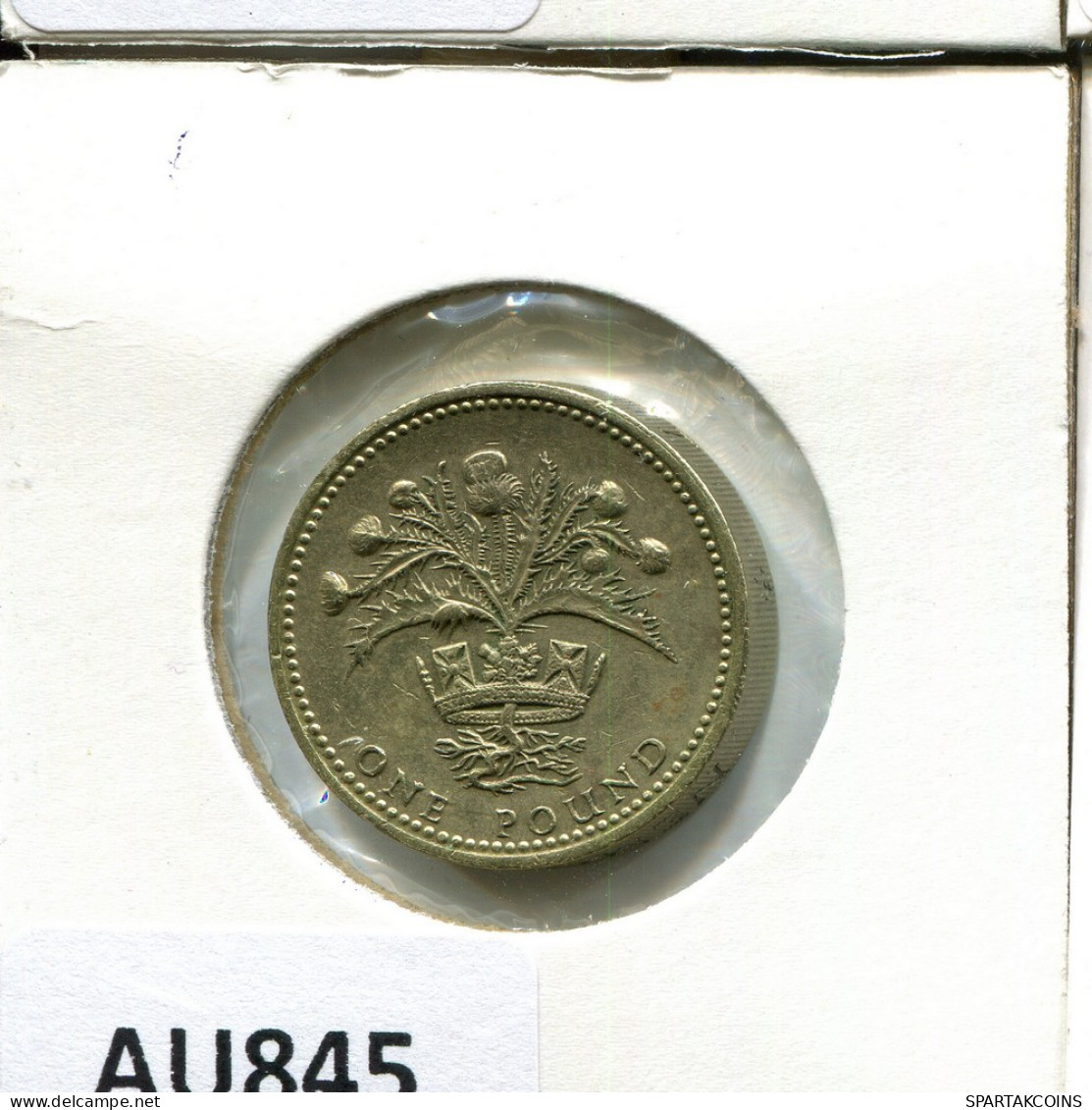 POUND 1984 UK GREAT BRITAIN Coin #AU845.U - 1 Pound