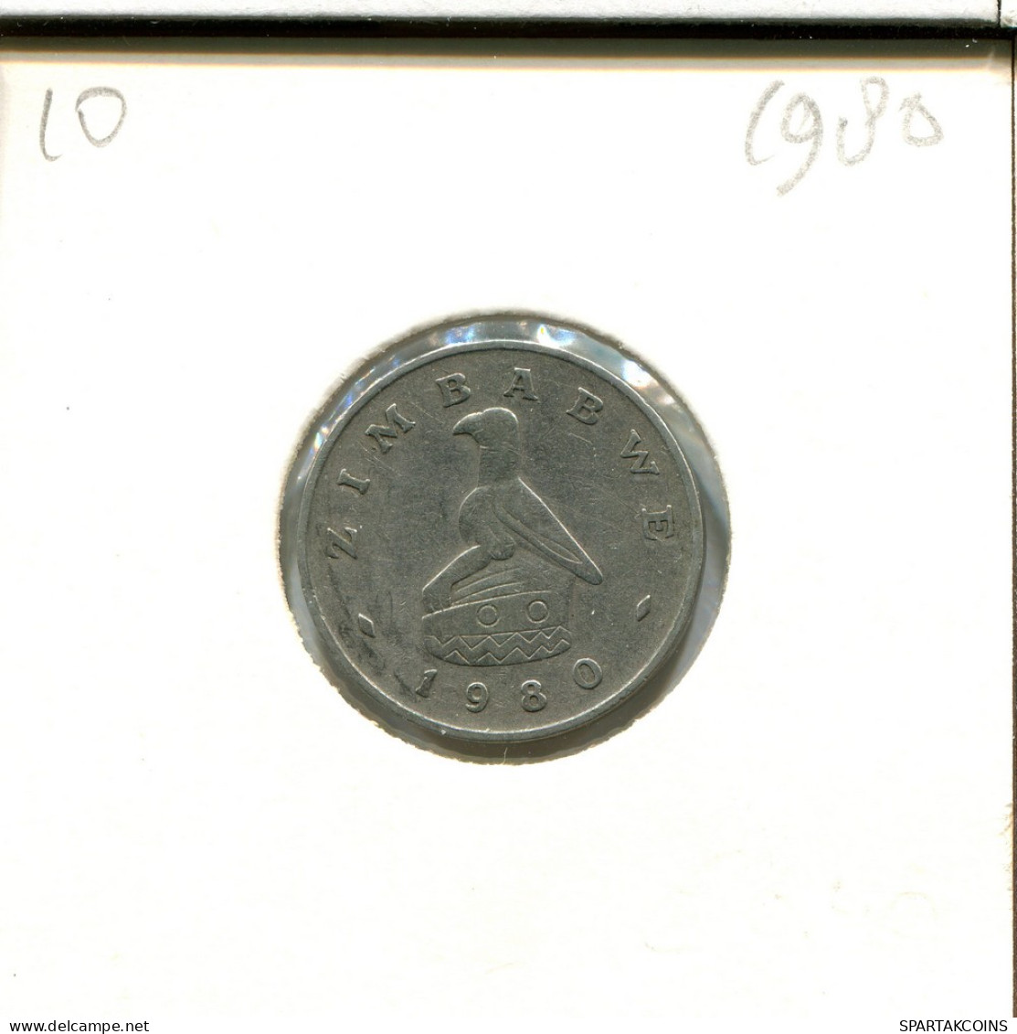 10 CENTS 1980 ZIMBABWE Coin #AT074.U - Zimbabwe