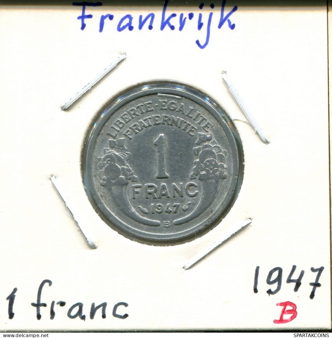 1 FRANC 1947 FRANCE Coin French Coin #AM294 - 1 Franc