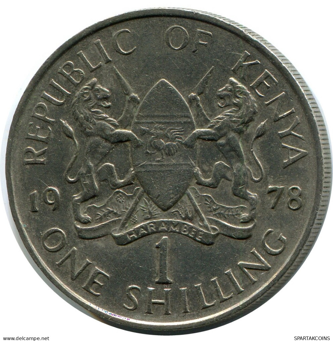 1 SHILLING 1978 KENYA Coin #AZ188.U - Kenya