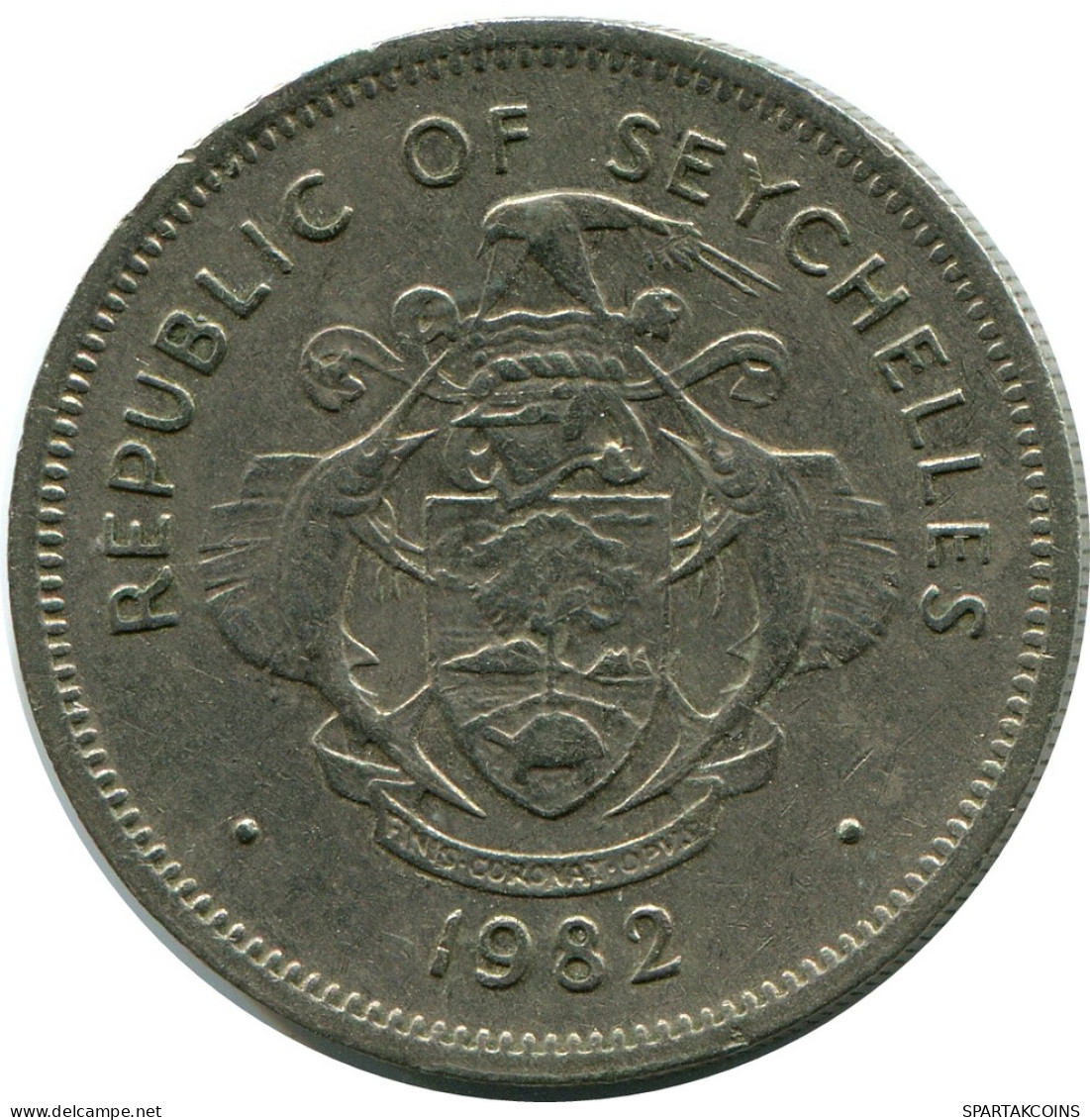 1 RUPEE 1982 SEYCHELLES Coin #AZ241.U - Seychellen