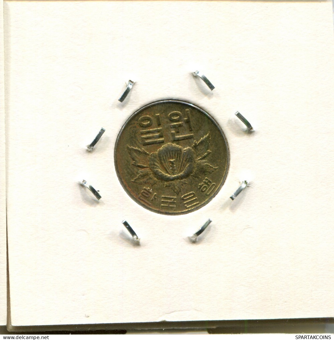 1 WON 1967 SOUTH KOREA Coin #AS170.U - Korea (Süd-)