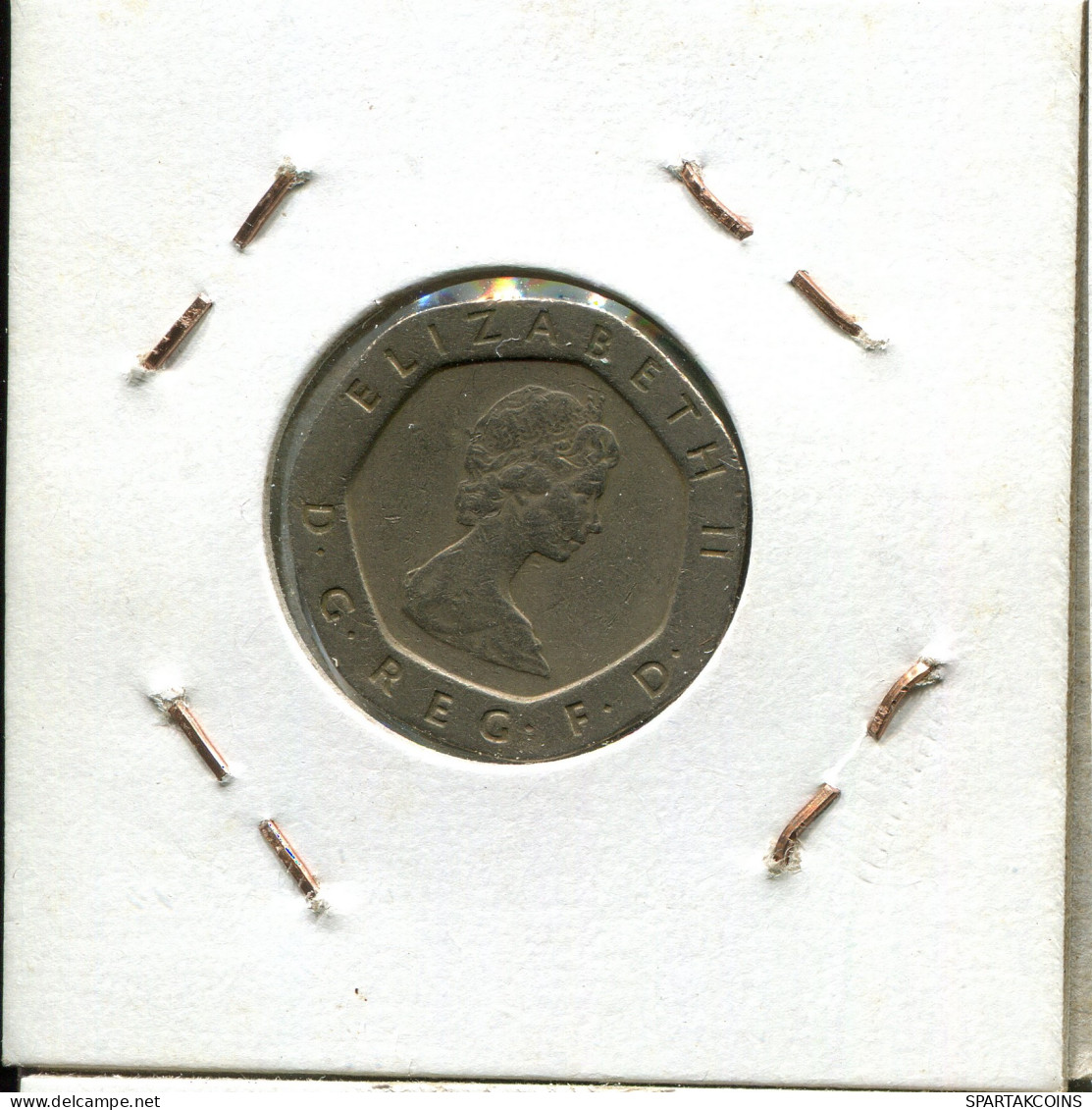 20 PENCE 1982 UK GROßBRITANNIEN GREAT BRITAIN Münze #AW219.D - 20 Pence