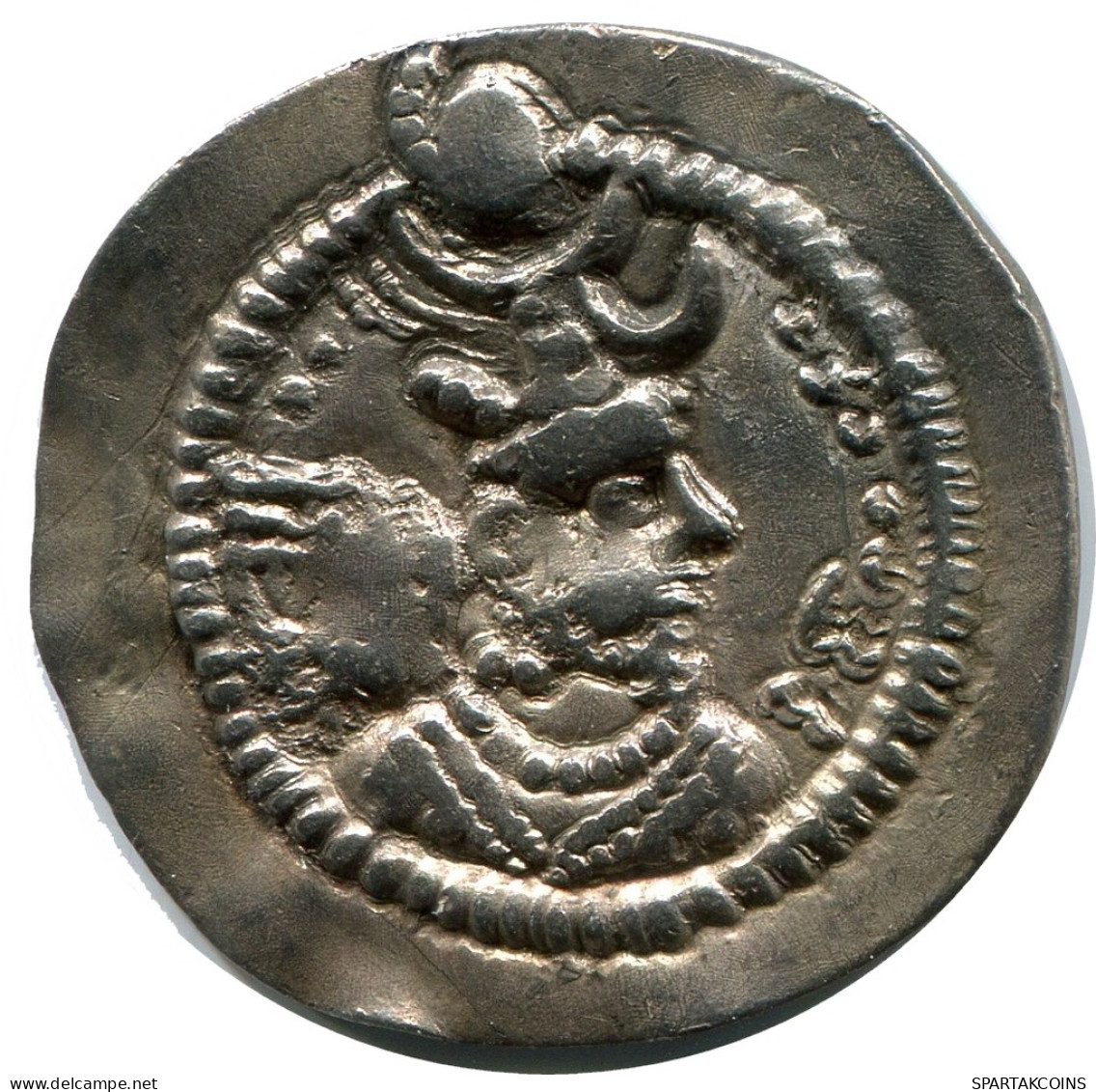SASANIAN EMPIRE KAVAD I FIRE ALTAR FIRST REIGN Silver Drachm #AH237.7.D - Oosterse Kunst