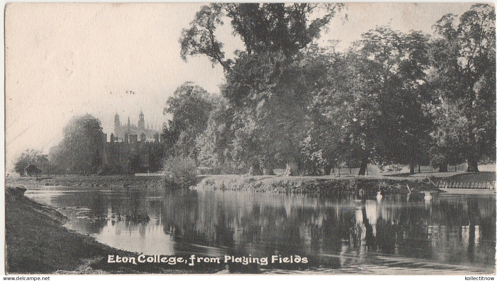 ETON COLLEGE - FROM PLAYING FIELDS - 1904 - Windsor