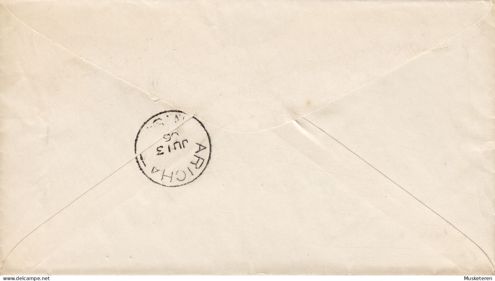 Canada VM ROBERTSON & SON Harware, HALIFAX N.S. 1906 Cover Lettre ARICHAT (Arr.) 2c. Edw. VII. Stamp - Storia Postale