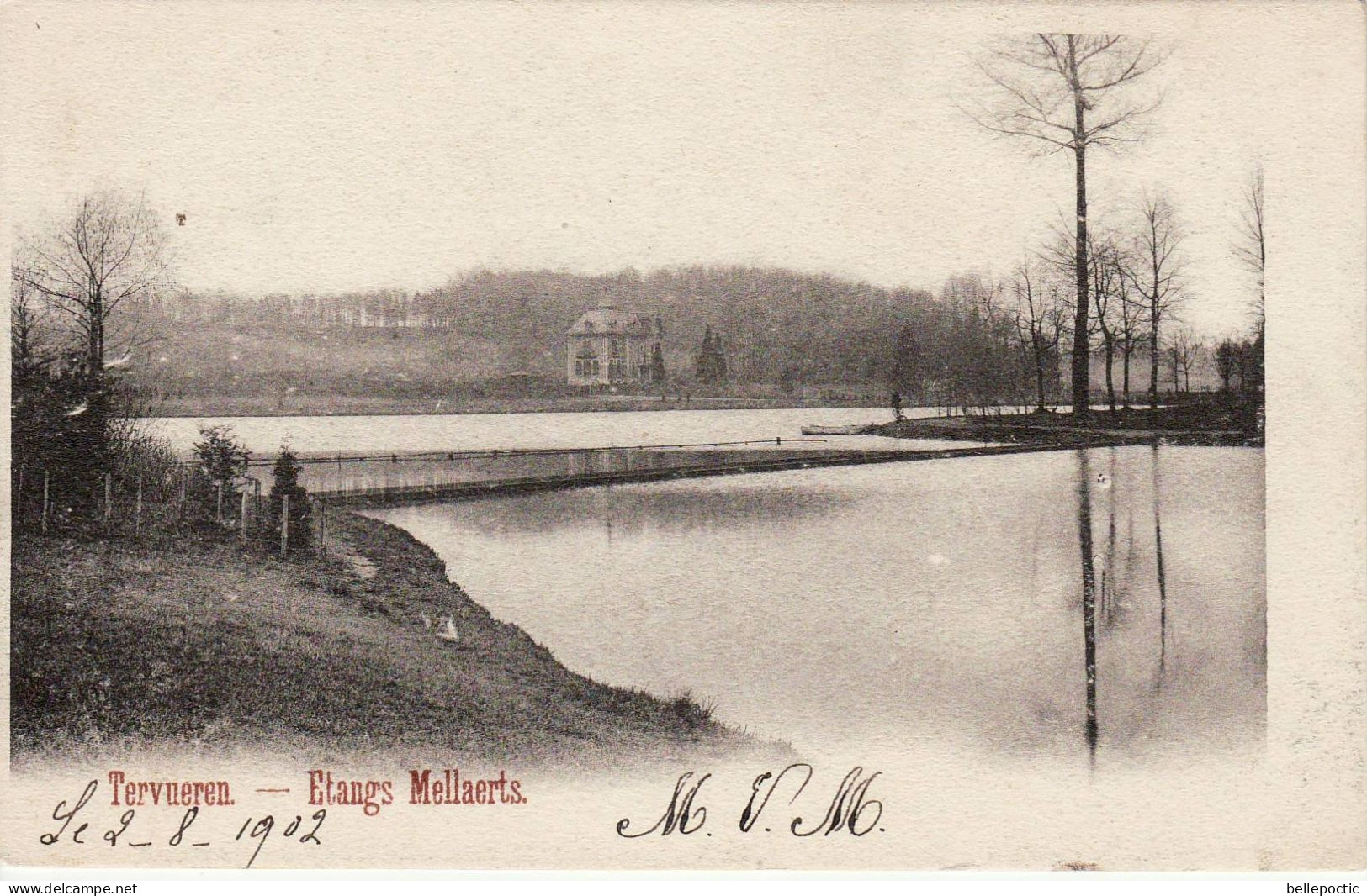 CP Tervuren Tervuren Etangs Mellaerts 1912 Rare - Zeldzaam - Tervuren