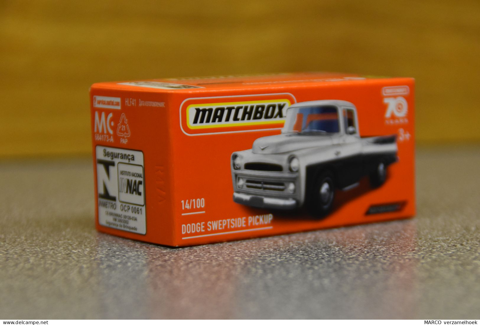 Mattel - Matchbox 70 Years 14/100 Dodge Sweptside Pick Up - Matchbox (Mattel)