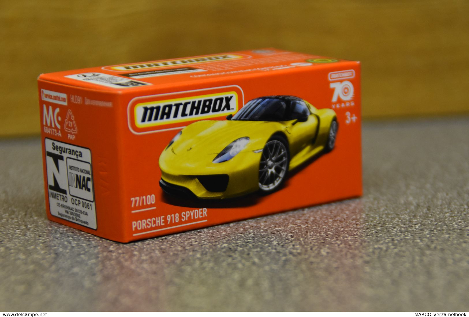 Mattel - Matchbox 70 Years 77/100 Porsche 918 Spider - Matchbox (Mattel)