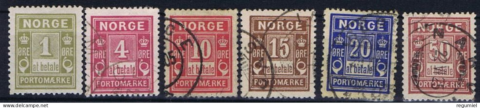 Noruega Tasas U 1/10 (o) Usado. 1889 - Gebruikt