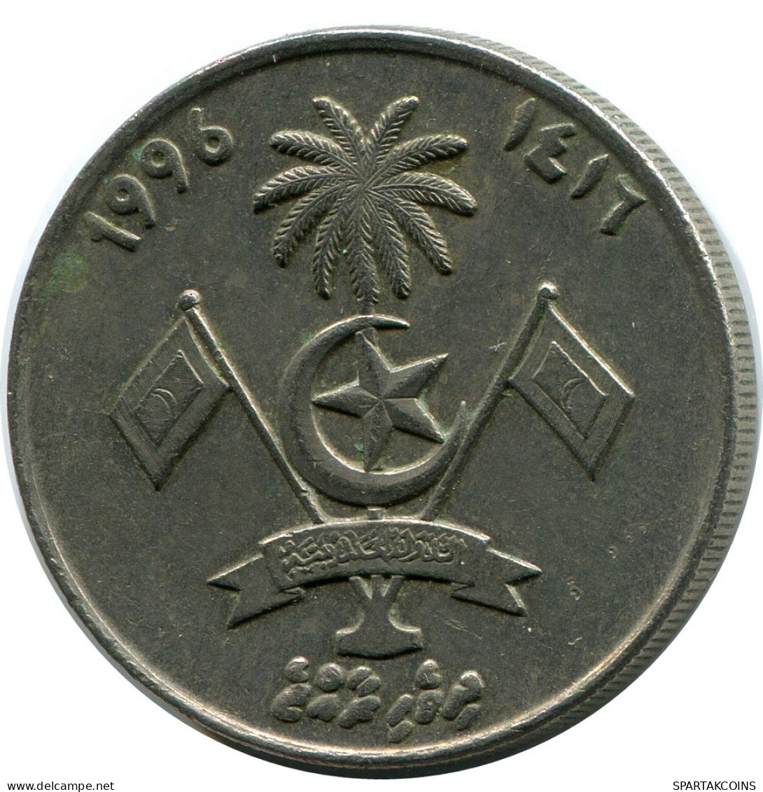 1 RUFIYAA 1996 MALDIVAS MALDIVES Moneda #AP899.E - Maldiven