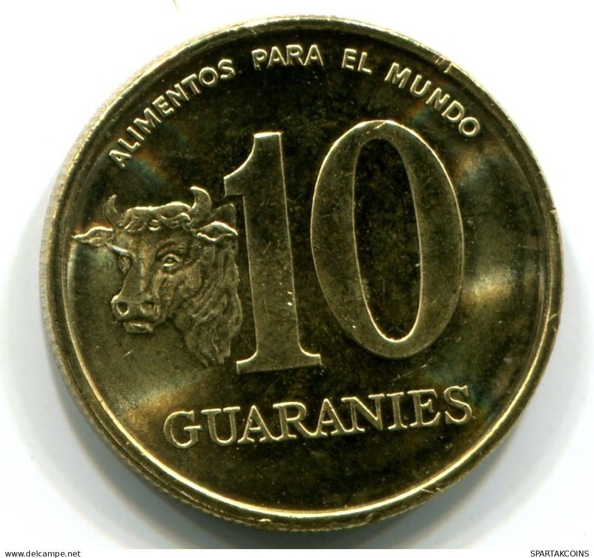 10 GUARANIES 1996 PARAGUAY UNC Moneda #W11488.E - Paraguay
