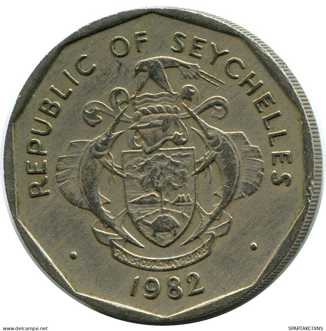 5 RUPEES 1982 SEYCHELLES Moneda #AZ234.E - Seychellen