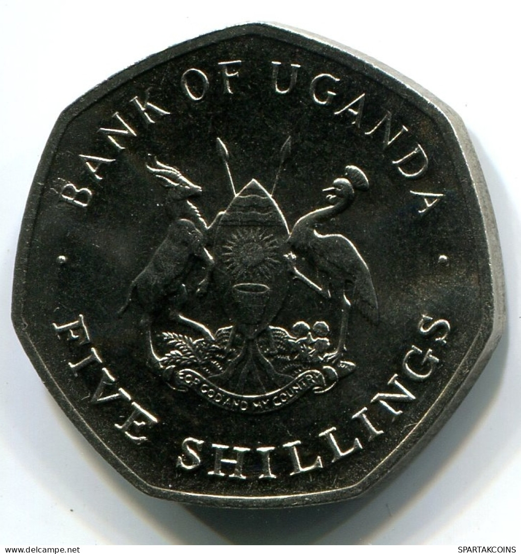 5 SHILLINGS 1987 UGANDA UNC Moneda #W10803.E - Uganda