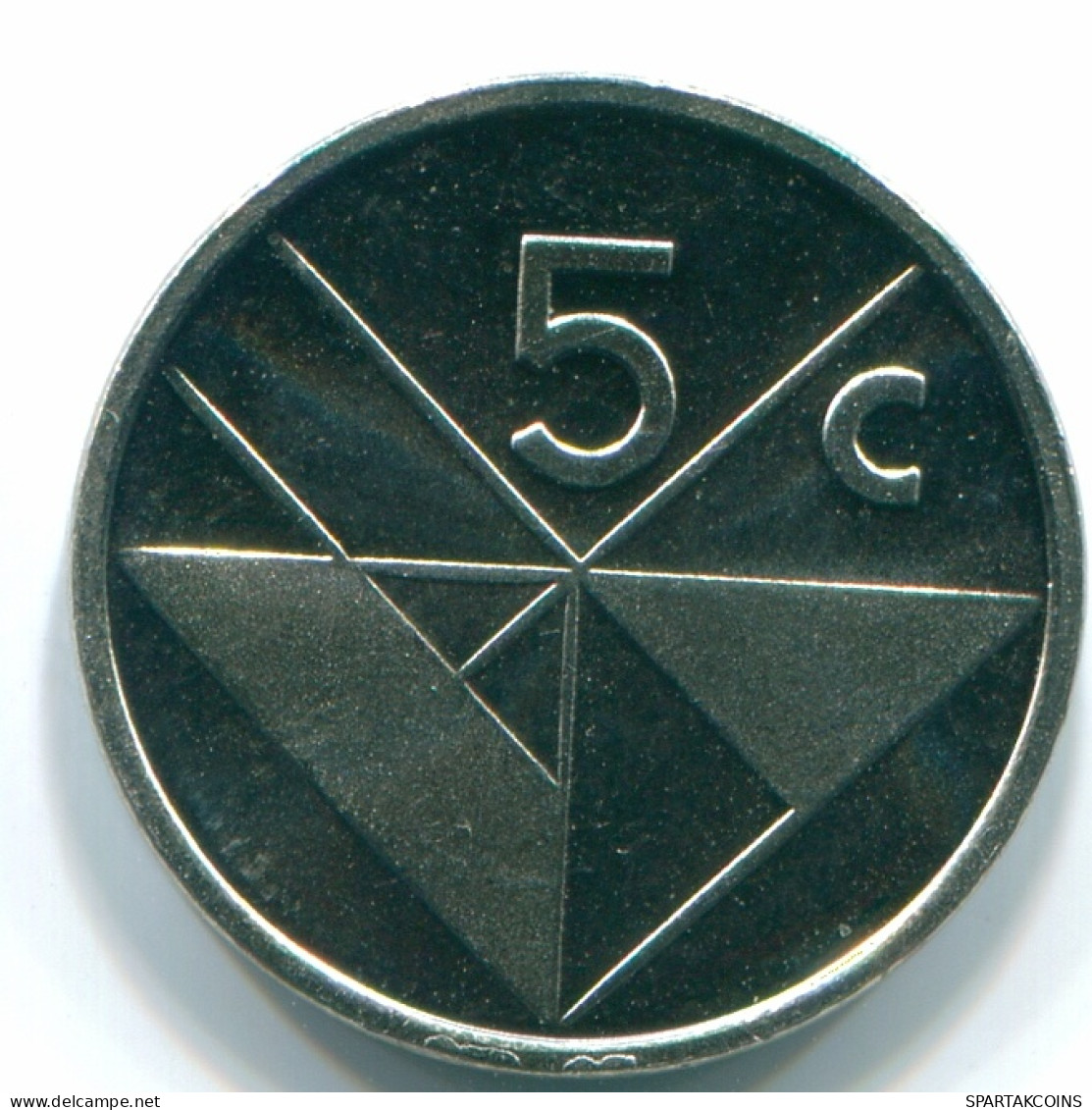 5 CENTS 1995 ARUBA (Netherlands) Nickel Colonial Coin #S13622.U - Aruba