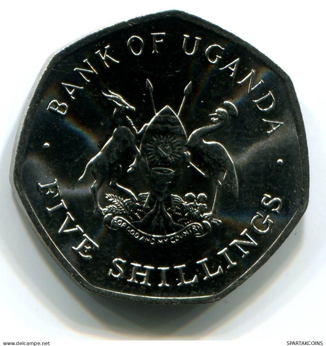 5 SHILLINGS 1987 OUGANDA UGANDA UNC Pièce #W10896.F - Uganda