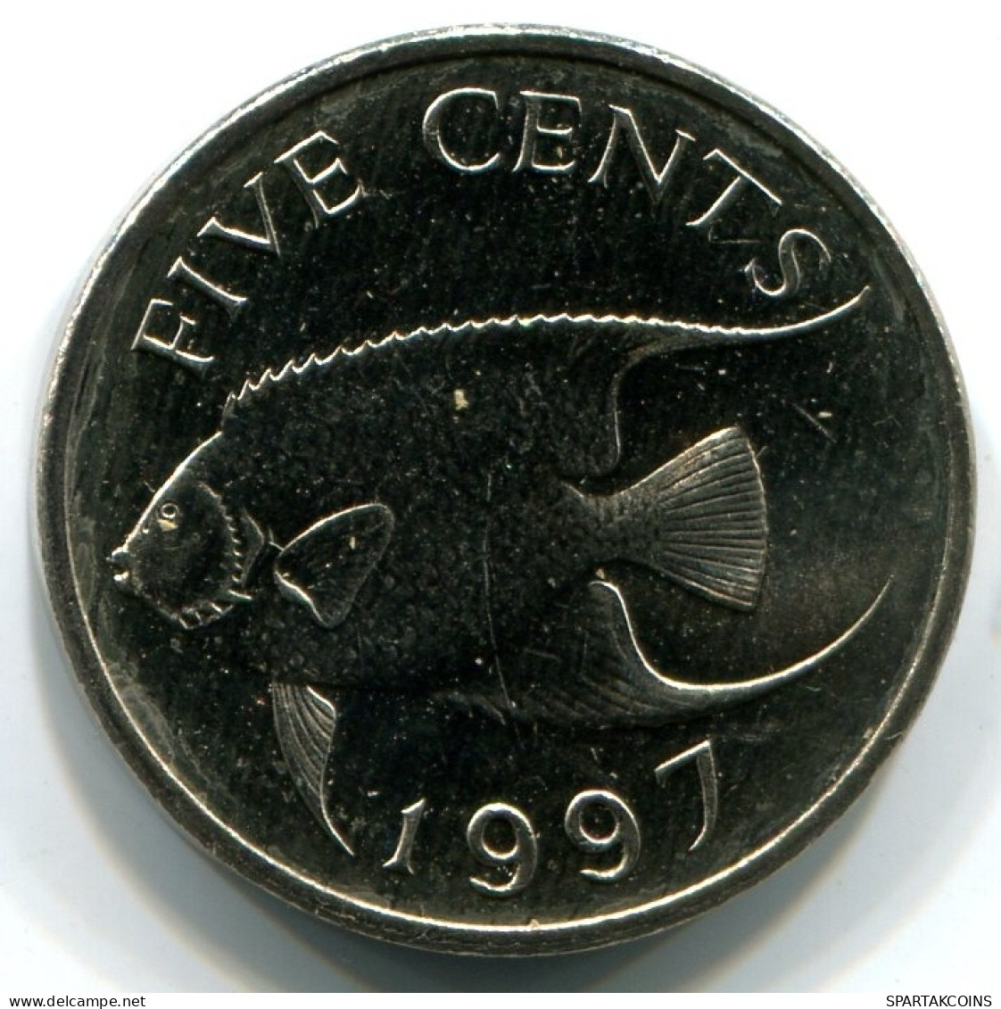 5 CENT 1997 BERMUDES BERMUDA Pièce UNC #W11272.F - Bermuda