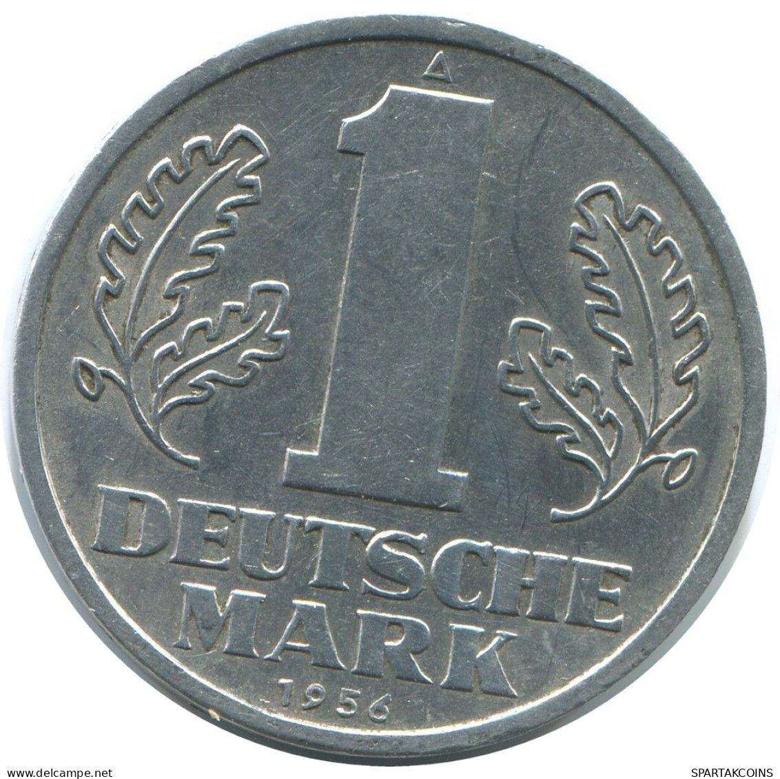 1 DM 1956 A DDR EAST DEUTSCHLAND Münze GERMANY #AE147.D - 1 Mark