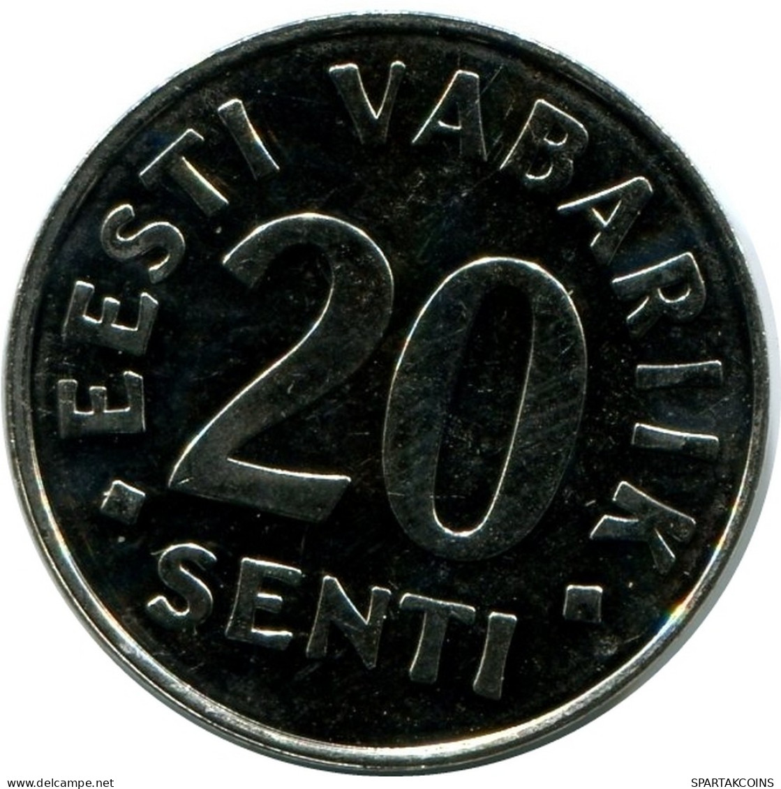 20 SENTI 1999 ESTLAND ESTONIA UNC Münze #M10347.D - Estonie