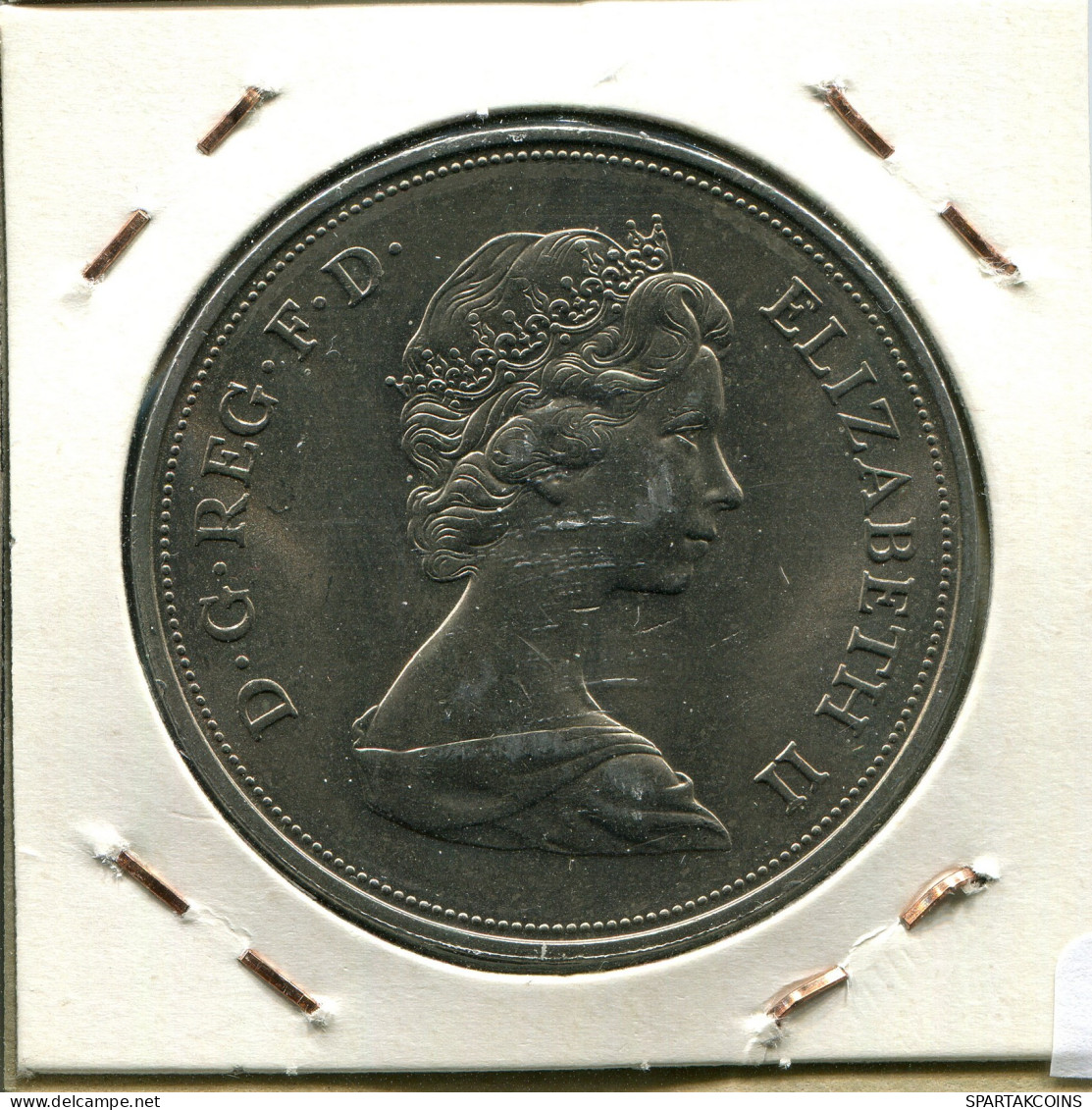 25 NEW PENCE 1972 UK GROßBRITANNIEN GREAT BRITAIN Münze #AW232.D - 25 New Pence