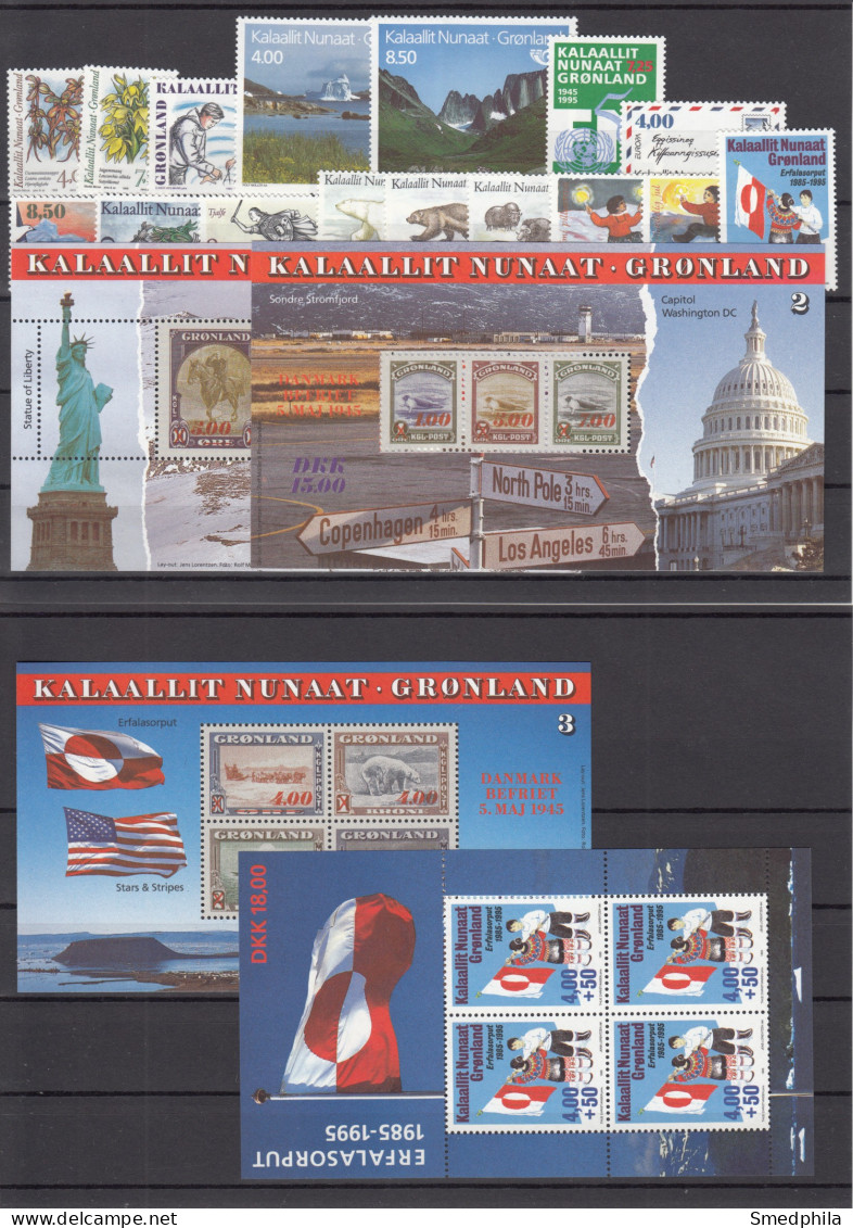 Greenland 1995 - Full Year MNH ** - Años Completos