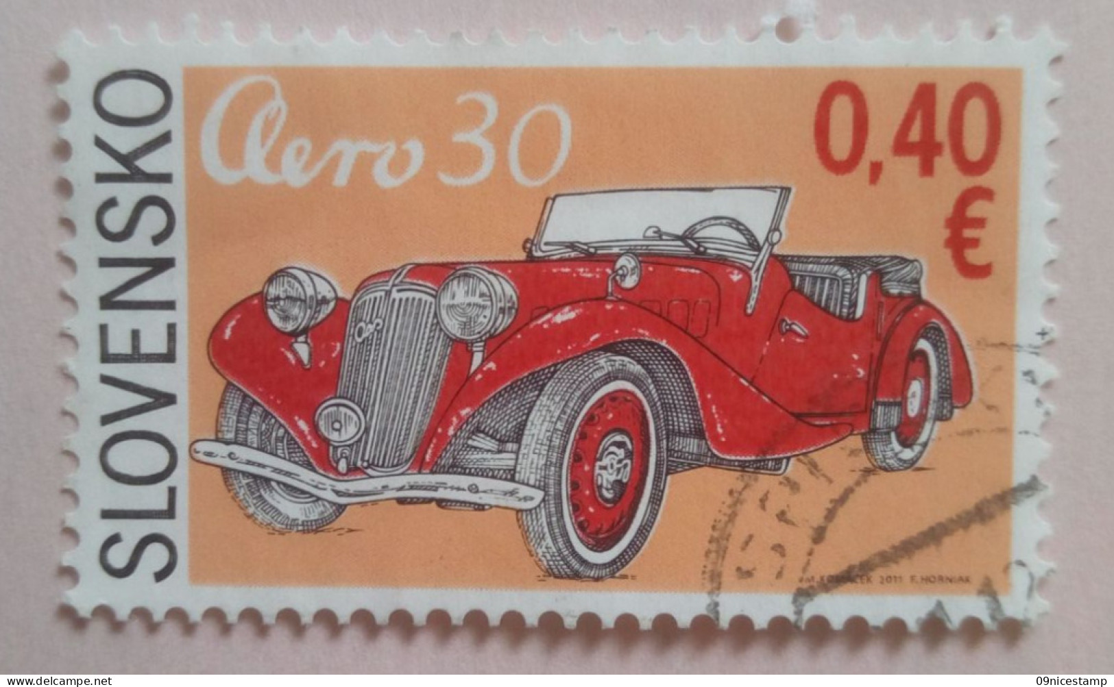 Stamp From Slovensko, Year 2011, Cancelled, Michel- Nr. 665 - Sonstige & Ohne Zuordnung