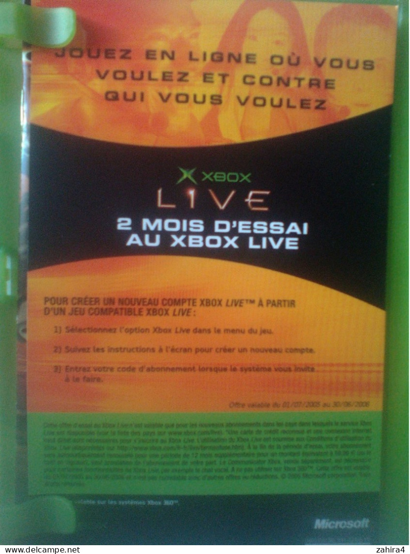 Xbox Live Fonction En Ligne Burnout Rtevenge 3+ EA - CD ? Xbox HALO . 2  Bungie 2004 Microsoft Voir Scanne ? - Xbox