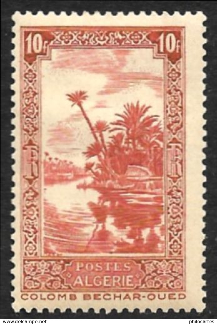 ALGERIE  1936-37   -  Y&T  125  -  Colomb Bechar   10f  -  NEUF* 3° Choix - Neufs