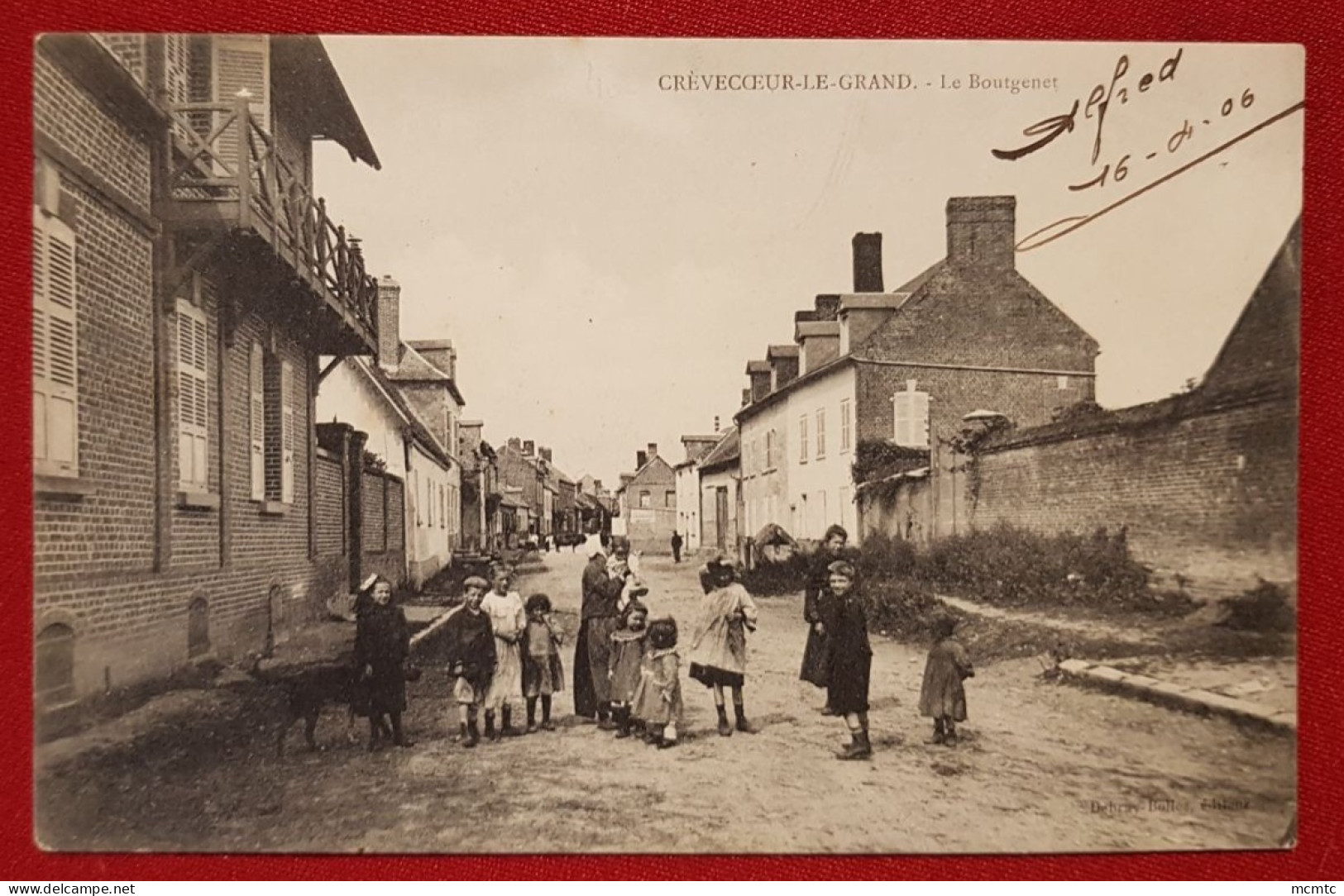 CPA -  Crèvecœur Le Grand - Le Boutgenet - Crevecoeur Le Grand