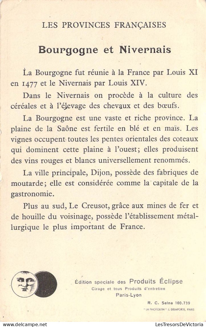 FRANCE - Régions - Bourgogne-Nivernais  - Carte Postale Ancienne - Bourgogne