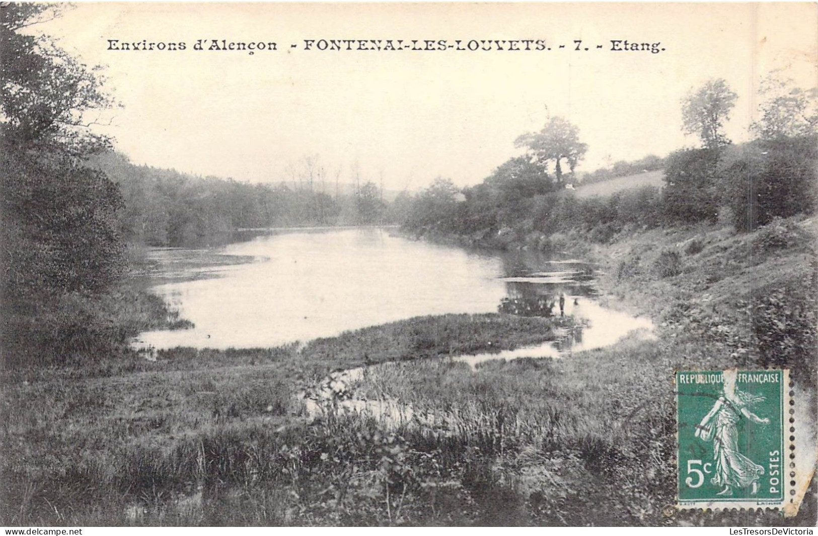 FRANCE - 61 - Environs D'Alençon - Fontenai-les-Louvets - Etang - Carte Postale Ancienne - Alencon