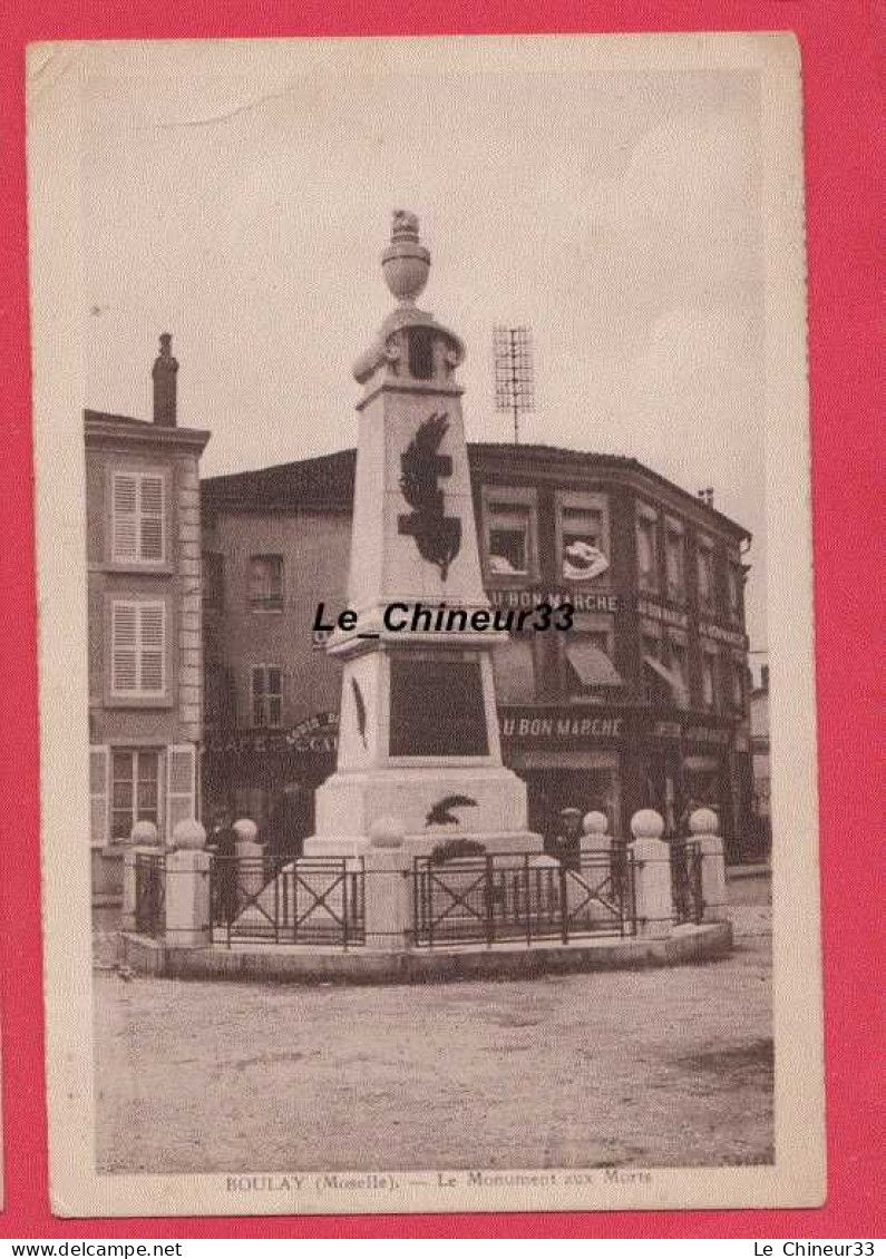 57 - BOULAY MOSELLE---Le Monument Aux Morts - Boulay Moselle