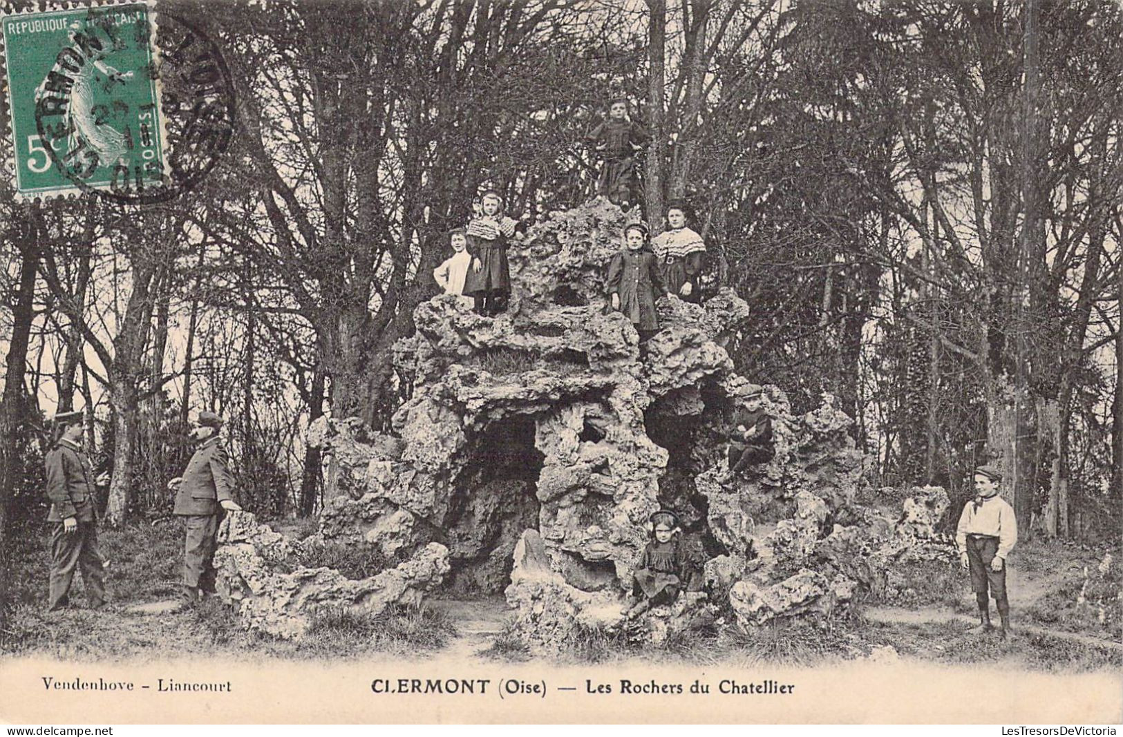 FRANCE - 60 - Clermont - Les Rochers Du Chatellier - Carte Postale Ancienne - Clermont