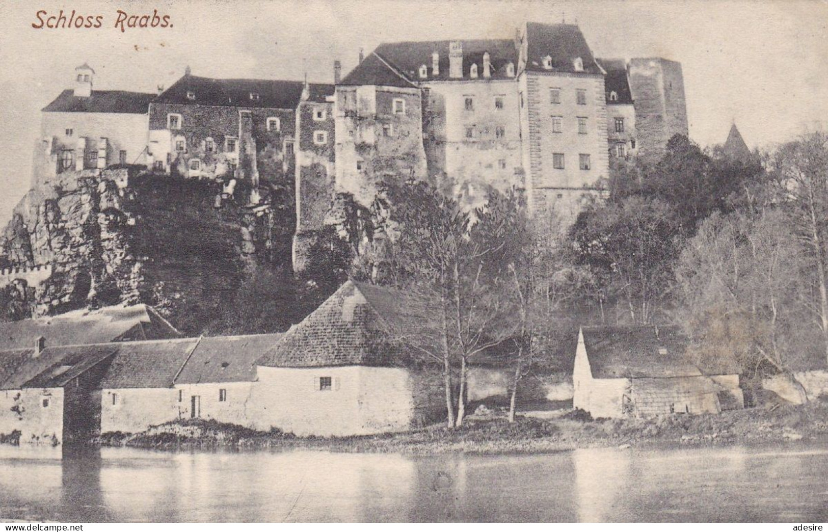 RAABS (NÖ) - Schloss, Verlag A. Plappert, Karte Nicht Gel.1900? ... - Raabs An Der Thaya