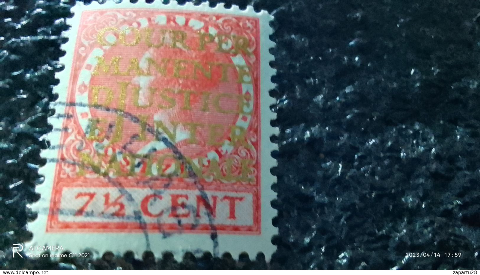 HOLLANDA-1930-40           7.50C  . RESMİ PULLAR       USED- - Service