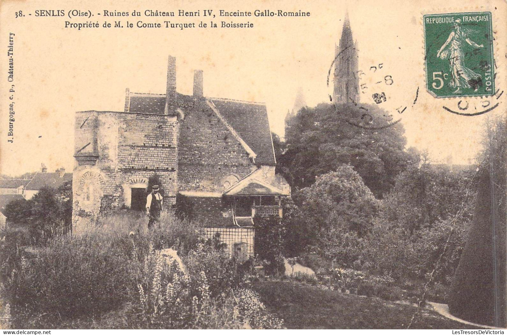 FRANCE - 60 - Senlis - Ruines Du Château Henri IV, Enceinte Gallo-Romaine - Carte Postale Ancienne - Senlis