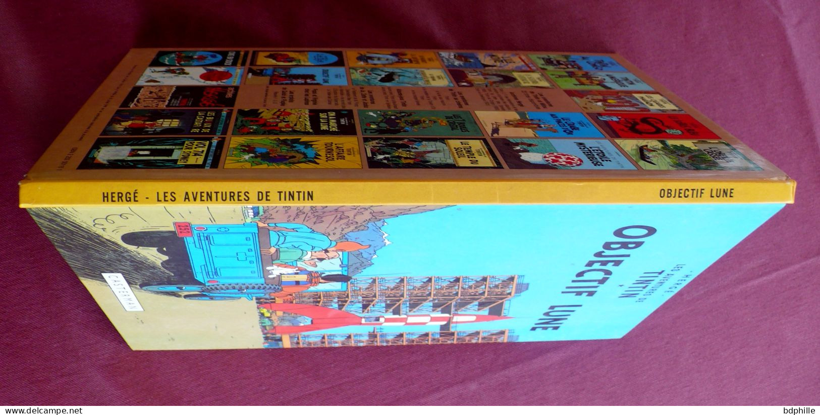 Tintin Objectif Lune 1975-1976 C1 - Tintin