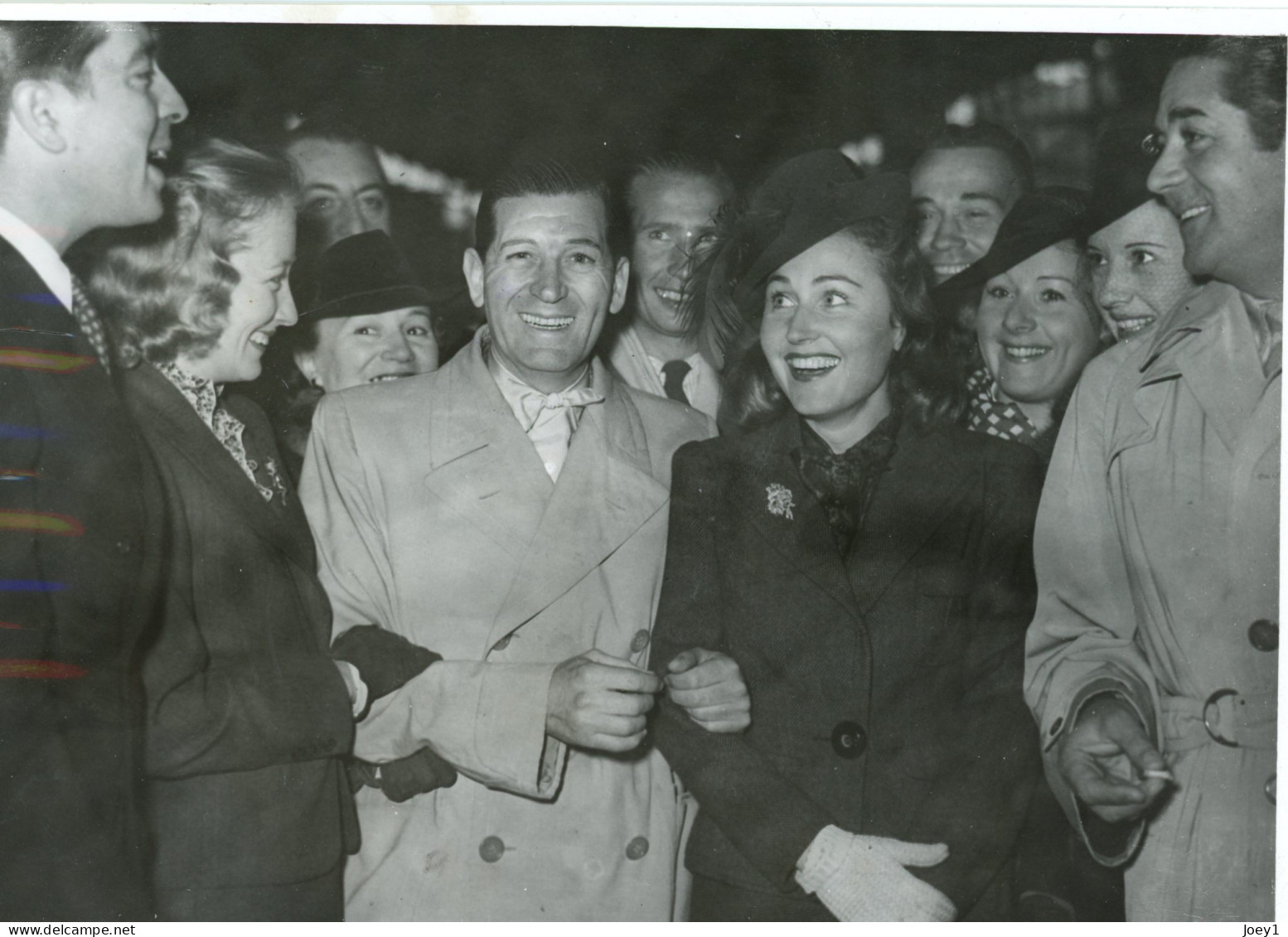 Photo Albert Préjean Du 19 Octobre 1938,départ Pour Hollywood - Photos