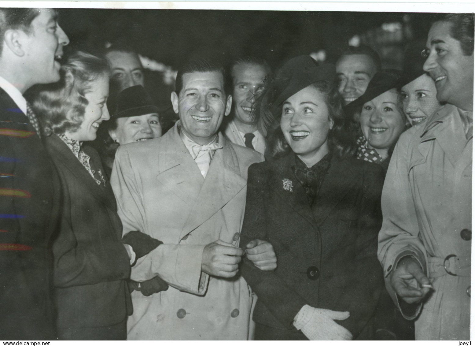 Photo Albert Préjean Du 19 Octobre 1938,départ Pour Hollywood - Foto's