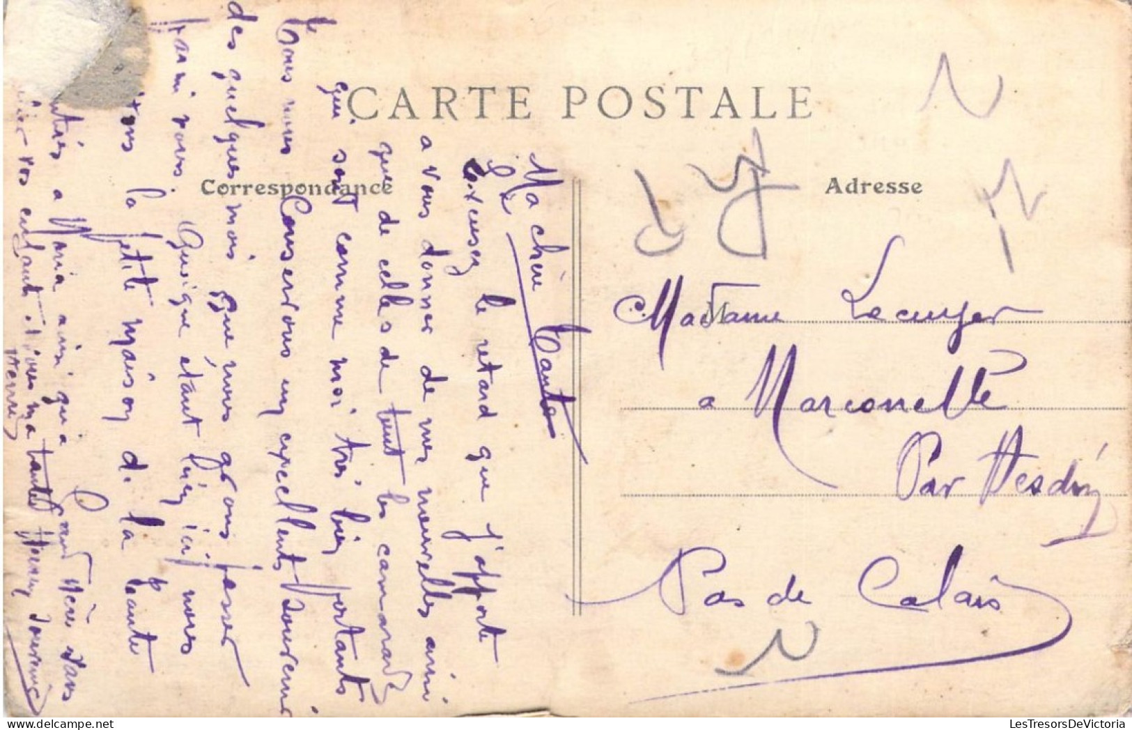 FRANCE - 60 - Chaumont-en-Vexin - Maison De Retraite Pour Les Vieillards - Carte Postale Ancienne - Chaumont En Vexin