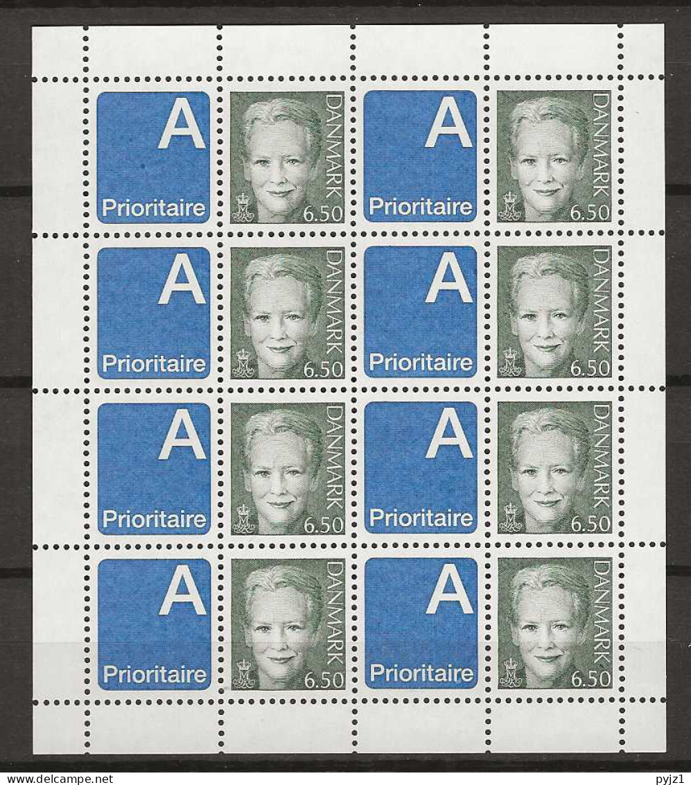 2003 MNH Denmark Mi 1297 Kleinbogen - Blocks & Kleinbögen